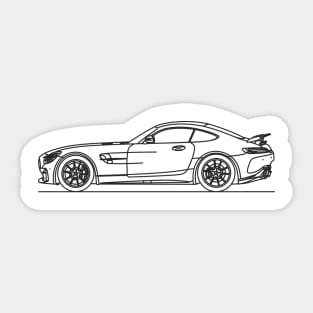 AMG GT-R Sticker